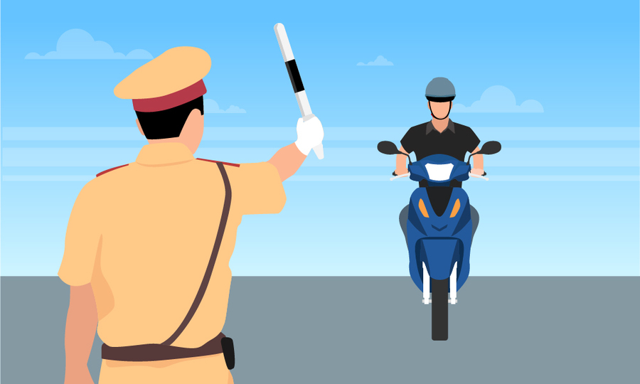 Có được thi bằng lái ô tô khi bị tước bằng lái xe máy 23 tháng?