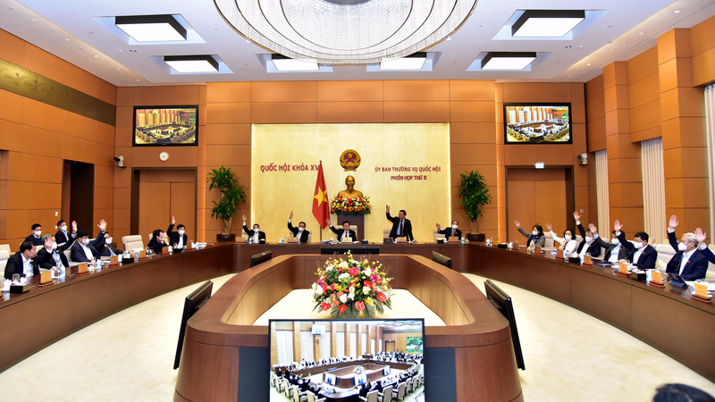 Ủy ban Thường vụ Quốc hội thông qua nghị quyết thành lập các phường thuộc thị xã Phổ Yên và thành phố Phổ Yên